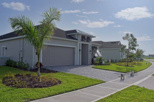 Residential Paver Driveway in Benton Park, CA